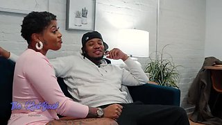 HoneyDipped DC Takes Big Cock - Face Fucking & Deep Throat Blowjob POV with Cumload