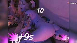 CUTE DEMONESS PUNISHED WITH A BIG COCK by XINSEA: Blowjob, Amateur  Blonde Porn