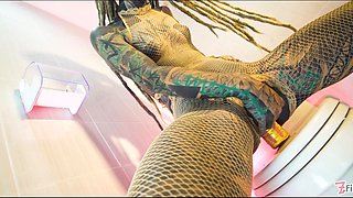 Alternative Tattoo Model Solo Piss Action