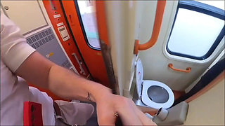 Adrenaline on the Train. Caught in the Toilet