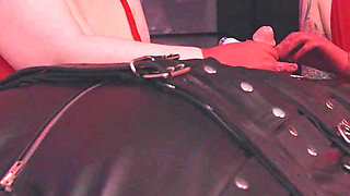 Bondage Sack Sub Is Edged and Swallowed in Ass