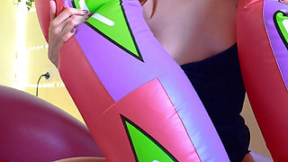 I Am the Prey of a Giant Inflatable Snake