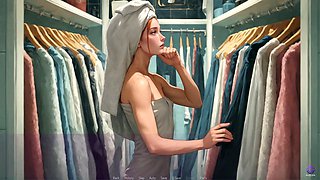 Desi bhabhi with a big ass gets wild in anime hentai