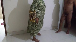 Saudi Arabian BBW Hot Maid Going Home After Work When Owner Came & Roughly Fucked Her - Huge Boobs & Ass (cum Insde Ass)