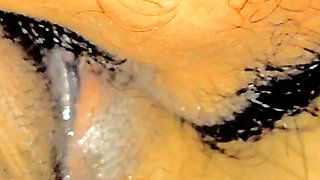 Horny jija licking young sali's wet chut in bedroom