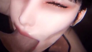 Eve Sucks Cock All Cute Like