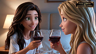 Nora Comforts Elara - 3D Animated Lesbian Romance