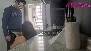 Stepmom Raw Kitchen Fuck - Big Tits Latina MILF RiderQueen in My Fantasy 197
