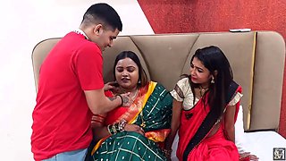 Indian desi jija sali bhabhi dever threesome hardcore sex video