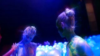 Blowjob and handjob from slutty amateur blonde