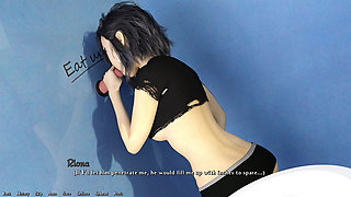 Riona Ep 1stranger Dan Fucks Riona Through Washroom Glory Hole Then Feeds Her His Cock in the Mouth