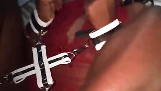Squirting Hoe Getting Bondage and Play with a Dildo