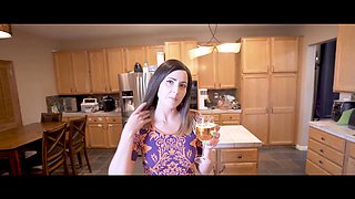 Riding, nude, housewife