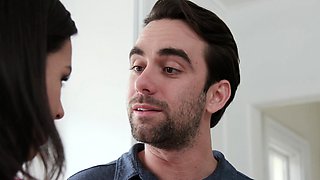 Mexicana blowjob with her big boobs