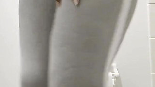 Pissing My Self Wear Grey Leggings