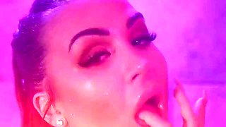 Blonde Stepmom Addie Andrews Spreads Her MILF Pussy for Stepsons Hungry Shave Session