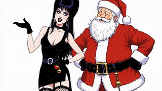 Krampus Stuffed a Butt Plug Into Elvira, the Mistress of Darkness' Ass, and Brought Her to Orgasm. a Christmas Porn Story