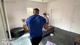 Hercules shredded tatted jock demolishes narrow latina puss