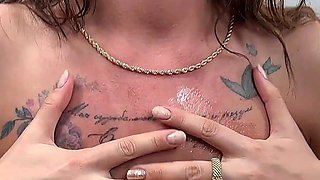 Dildo Play: Tits and Ass Spanking, Pussy Play and Anal with Dildo