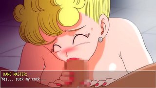 Kame Paradise - Panchy Brief Blonde's Blowjob by Foxie2k