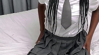 Stepdaughter Has Been a Bad College Girl - Stepdad Has to Punish Her