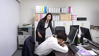 Aunt Female Boss And Overtime Sex Creampie Office Reiko Kobayakawa