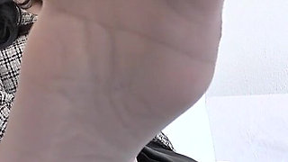 Sniffing My Sweet-smelling Nylon-clad Feet - Lady Victoria Valente