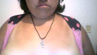 Mexicana en Webcam Enseando Tetas!