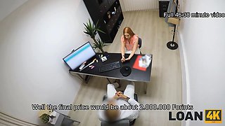 Loan4k. obligee pounds perfect big-boobied beauty and accepts a loan