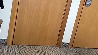 Real Amateur Cheating MILF Fucks Her Sons Best Friends When Hes on the Toilet