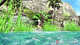 Temperament escort's 3d animated sex