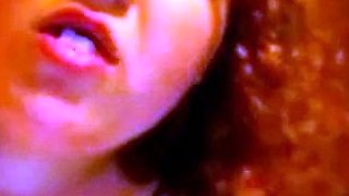BBW Plays With a Bat Sex Toy on Webcam