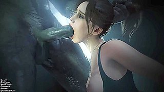 Resident Evil Girl Animation With Sound. 3d Hentai Porn Compilation With Car Toon