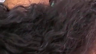 Black Lesbians in Colored Stockings Fucking Hard with a Strapon