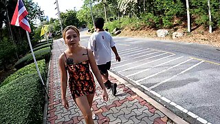 Thai GF with a big booty fucked hard