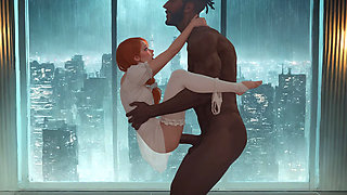 Busty MILF Housewife Loves to Ride Boss'sthickbbc - 3D Hentai Animated Porn - Mila Ai