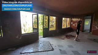 Public Risky Sex: Redhead Amateur Fucked Hard by Stranger in Outdoor Voyeur Scene