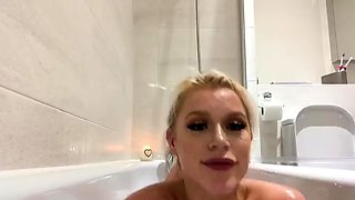 Blonde teen Sierras first erotic masturbation video