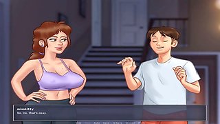 Throwing a party can be tough in Summertime Saga