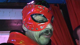 Masked MILF Deepthroats Throbbing Cock in Wild Group Orgy
