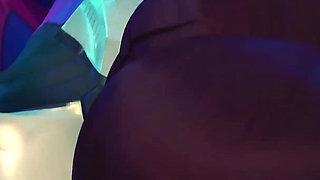 D.va Beach Morning Anal Sex & Night Sloppy Blowjob Facial - Overwatch 3D Animation