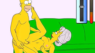 Homer's Happy Chance - Sex POV Cartoon P70 by Misskitty2k