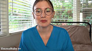 Nurse Delivers Babes Release Instructions Privately