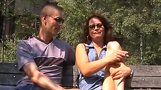 Amateur Teen Got to Ride and Suck Cock in Thee Public
