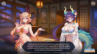 Harem Fantasy - Bikini Tales Dlc Gameplay Part 1: Xulang’s Cowgirl Sex H-scene