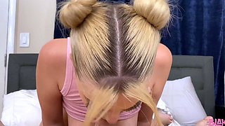 Magdalenas ride in the bathroom Anal Blonde Blowjob Cumshot