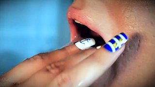 Foot Tongue Mouth and Vore Real Sisterly Love Feeding,