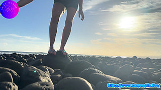 Squirt by the Sea featuring Suzy Wylde with just her fingers