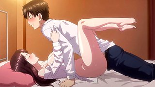 MILF agent initiates hard bedroom sex with younger colleague ▰ Dubbed Uncensored