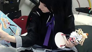 Sexy hottie Anetta Keys enjoys a solo toy masturbation